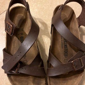 Birkenstock Milano, size 37, brown, like new